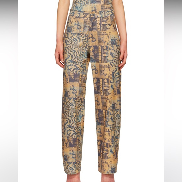 Miaou Fargo Pants in Wanted print - Picture 1 of 1